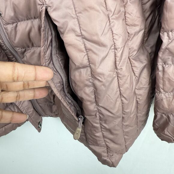 32 Degrees Heat Womens Hooded Down Puffer Packable Taupe Jacket Size 2X - Picture 15 of 16